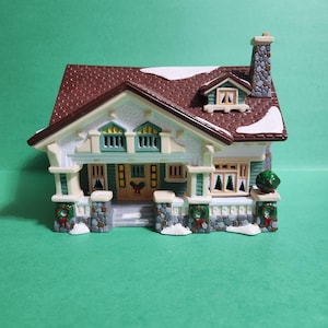 Departamento 56 La Cabaña Artesanal Original de Snow Village, 1992