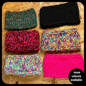 Chunky hand knitted headband / ear warmer