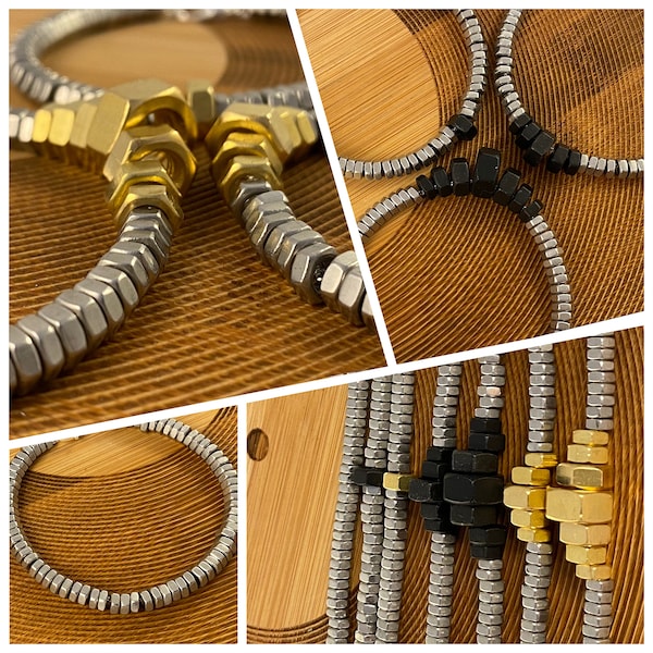 Hex Nut Bracelet Etsy