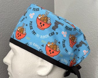 Ramen  Calm Unisex Surgical Scrub Cap