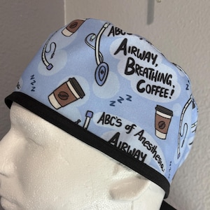 ABC'S of Anesthesia Pixie Unisex Surgical Scrub Cap