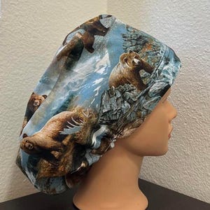 Scrub Hat Surgical Cap Nurse Euro Cap