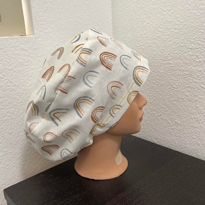 Rainbow Euro Nurse Cap Scrub Hat Surgical Cap