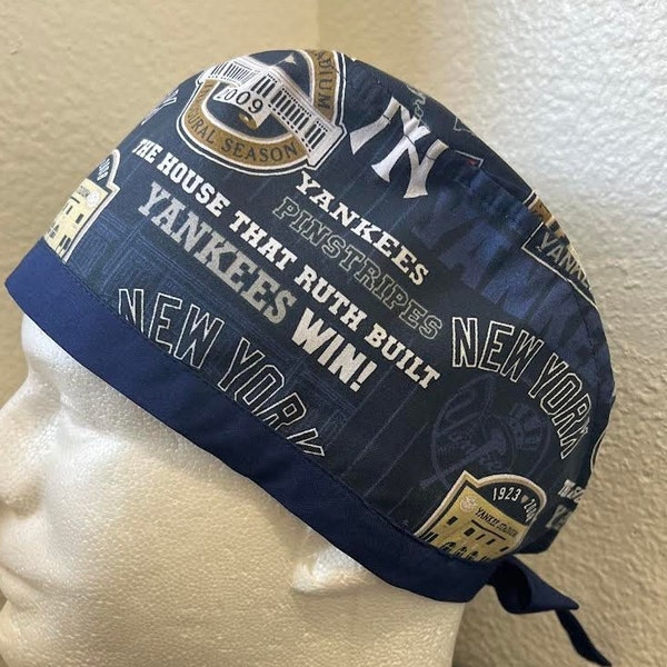 New York Yankees Pixie Unisex Scrub Surgical Cap Male cap Female cap