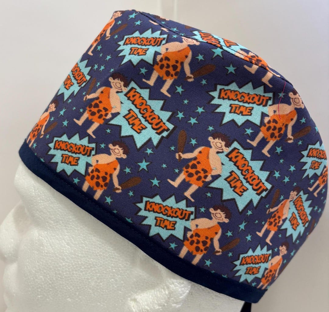 Knockout Time Pixie Surgical Scrub Cap Tech Nurse Doctor Cap - Etsy
