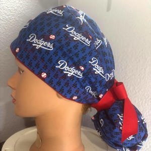 Baseball Ponytail Surgical Scrub Cap