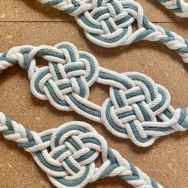 Celtic lovers knot handfasting cord