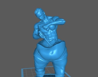 3D Man Body Self Sculpt - STL Files For 3D Print