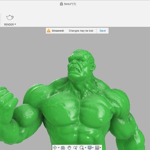 3D Hulk Body Naked Hulk - STL Files For 3D Print