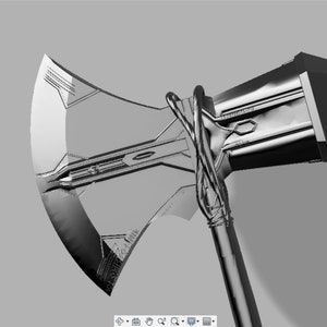 Stormbreaker Thor Axe - STL File For 3D Printer