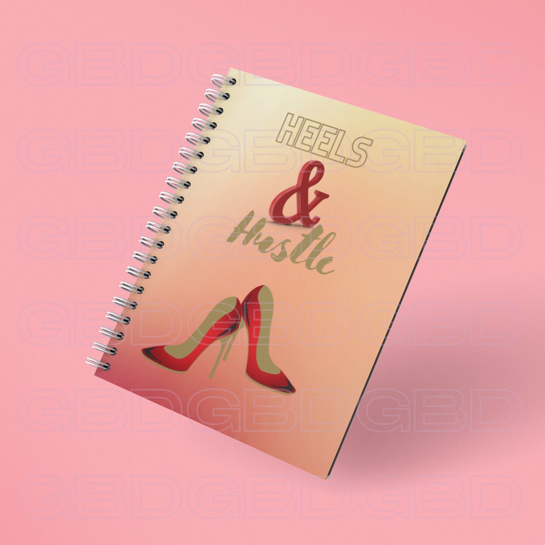 Girl Boss Heels Cover, Journal Cover, Sublimation Journal Cover, Digital PNG, Digital File Etsy