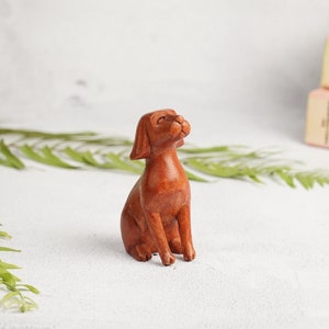 Wooden Dog Figurine, Handmade  Dog, woodcarving, Room Decor, Dog Statue, Housewarming, House Decor, Birthday Gift,  Gift for Father
