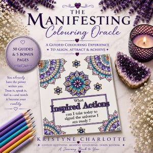 The Manifesting Colouring Oracle - Printable Pages for Divine Guidance
