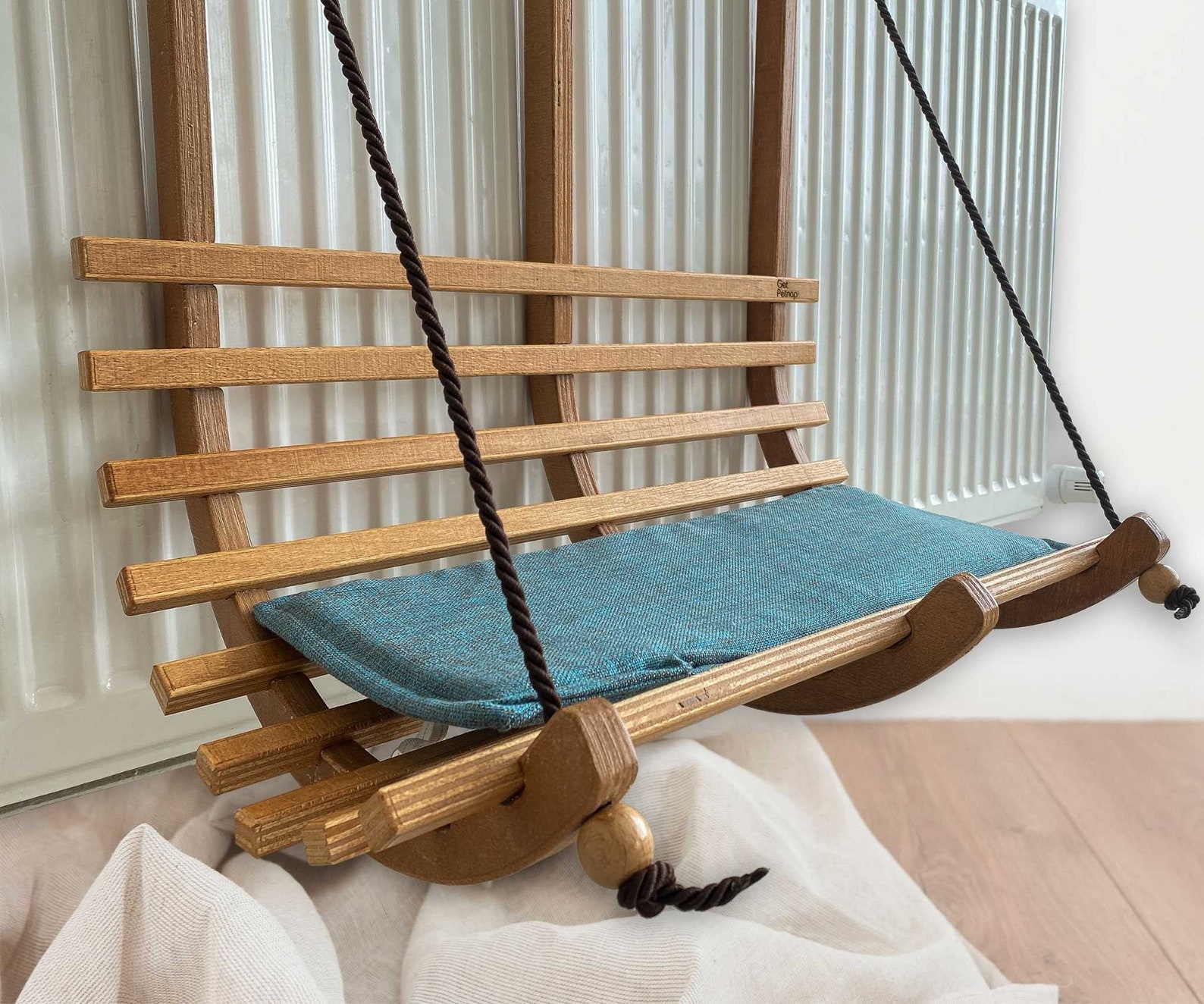 Wooden Cat Window Hanging Hammock Radiator Pet Hammock Bed Etsy