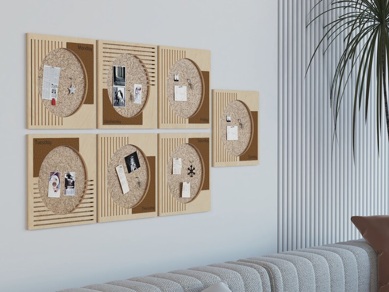 Custom Cork Notice Board Message Board Message & Bulletin Etsy