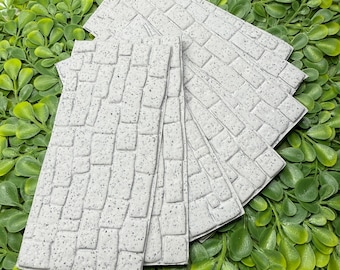 Cobblestone Path, Worldbuilding or dollhouse miniature, very realistic look and feel, FLEXIBLE!