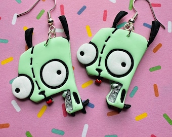 Goofy Gir Dangle Earrings! Handmade by me!