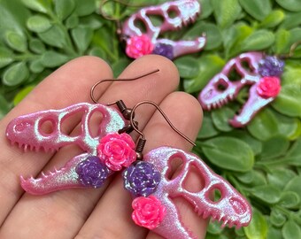 Iridescent Rexie Dangle Earrings!