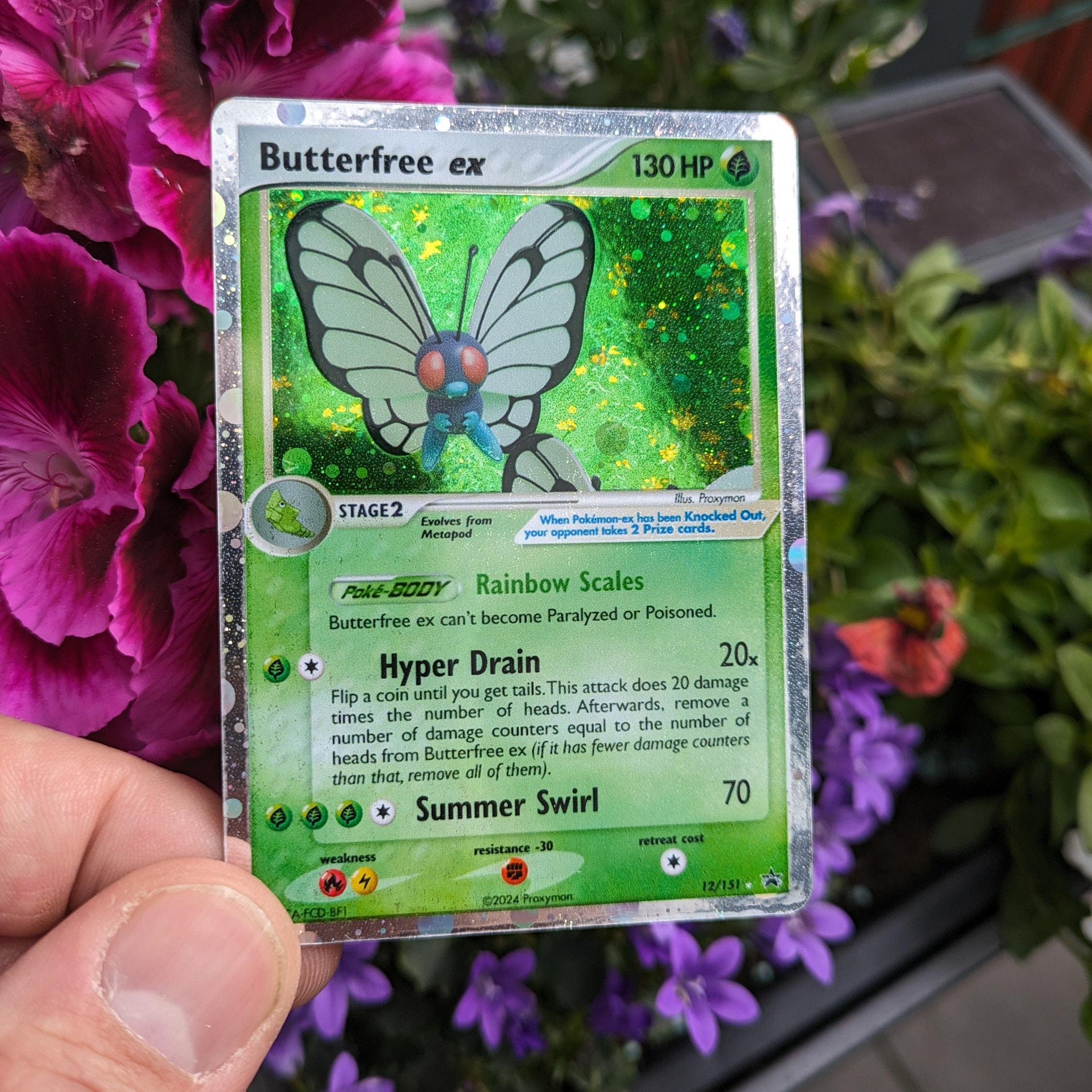 Butterfree EX Custom Pokemon Card (PROXY) - Etsy