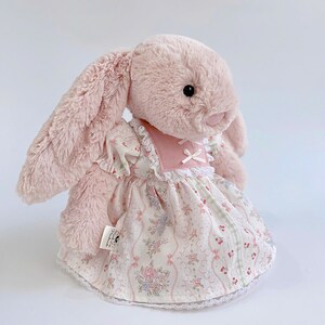 Classic Floral Dress for Bunnies, Classic Elegant Floral for Stuffed ...