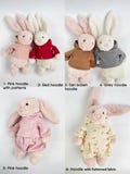 SUPER SALE Hoodie outfit for the bunny, gift that makes your bunny more special, Outfits for Bunny Dolls, back to to school gift