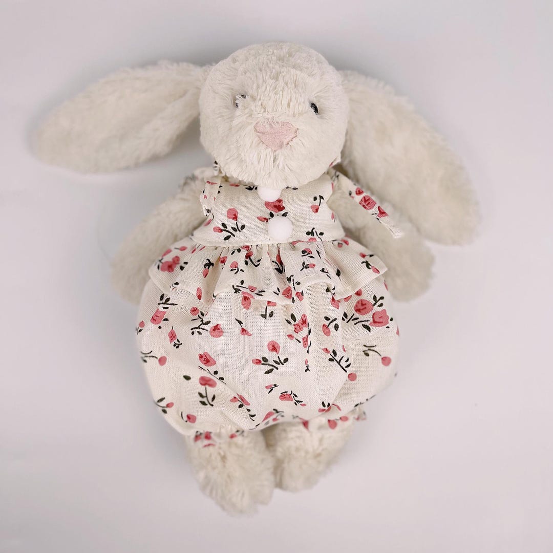Romper for Jellycat Bunny, Outfit for Bunny to Help Children Learn Self ...