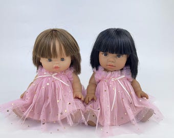Schattige tutu-jurk voor Minikane-pop, outfit voor Minikane/Miniland, een leuk verrassingscadeau voor je kleine meisje