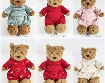 Sudadera con capucha de regalo navideño especial para Jellycat Bartholomew Bear, disponible en varias tallas. Un regalo especial de los abuelos para los niños.