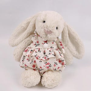 Romper for Jellycat bunny, outfit for bunny to help children learn self-care, Custom Jellycat bunny outfits, handmade bunny clothes