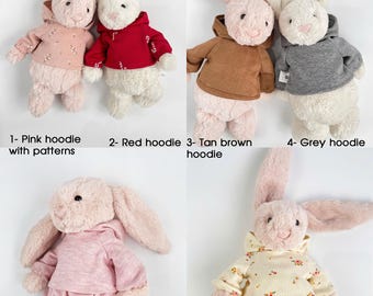 Handmade S M L Sheep Pyjamas Pj Set for Jellycat Bashful Bunny Monkey Puppy Rabbit Soft Toy Etsy