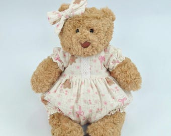NIEUWE COLLECTIE Bloemenromper voor Bartholomew Jellycat, berenkostuums in verschillende maten, speciale collectie bartholomewbeerkostuums