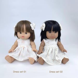 SPECIAL OUTFITS for Minikane Doll, Doll outfit includes floral dress, decorative gifts for children or home decor, special gift for daughter