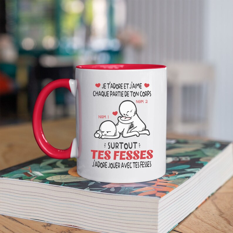 Cadeaux Pour Papi Personalized Camping Mug Couple - France Partenaires De Camping - Mug Personnalisé Couple Avec