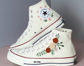 Embroidered Converse Chuck Taylor: Custom Floral Sneakers