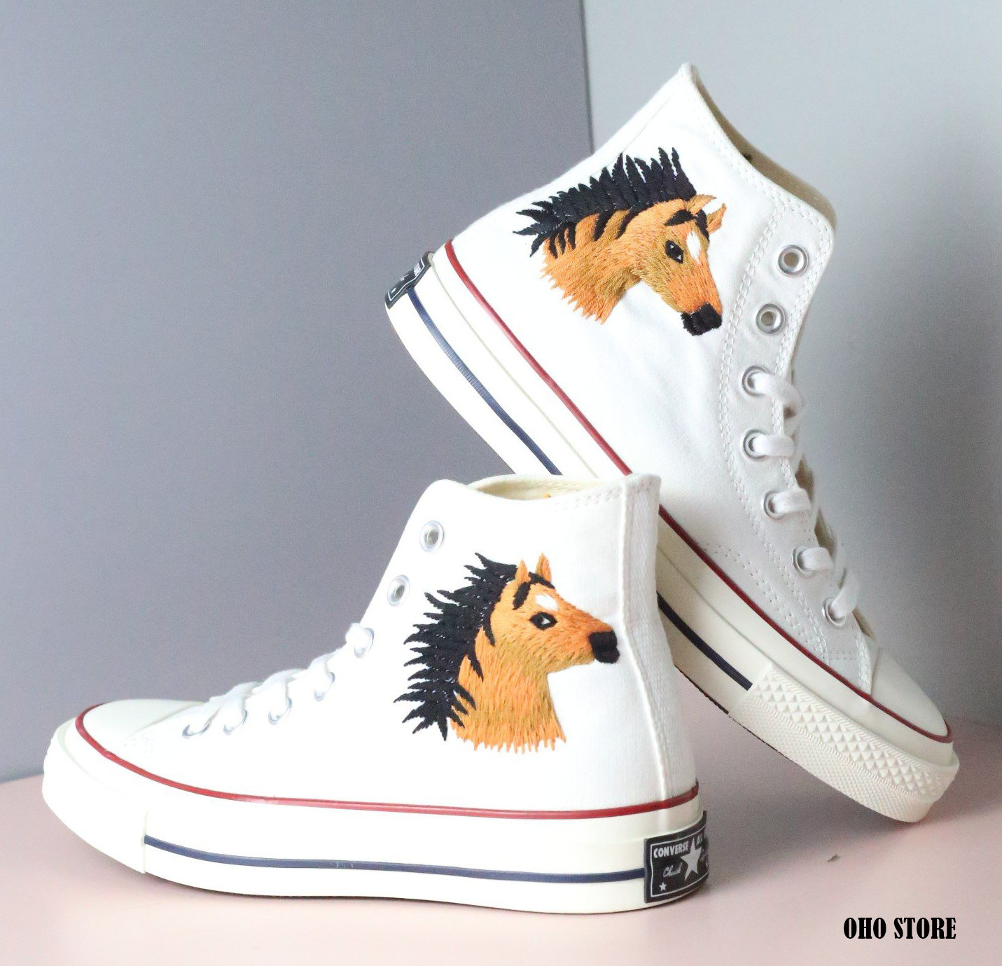 Horse Converse - Etsy