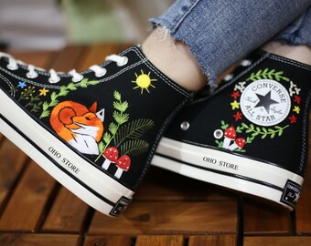 Custom embroidery converse kids/Embroidered shoes for toddlers/Girls Birthday shoes / Embroidery child sneakers/Embroidery designs for kids