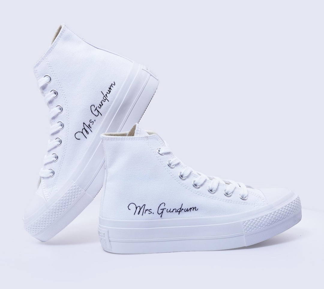 personalized wedding shoes