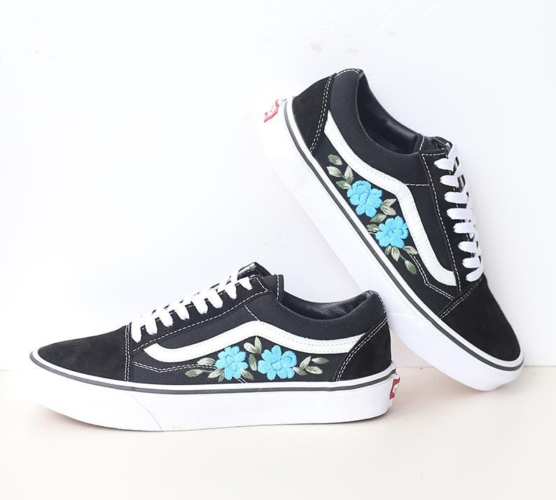 Vans Shoes With Roses