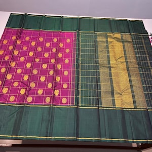 Kanchipuram handloom silk saree | Kanjivaram silk saree | Wedding wear saree | Bridal saree