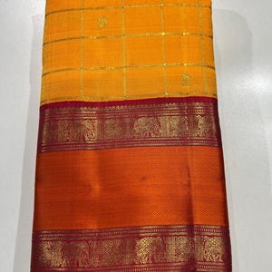 Kanchipuram handloom silk saree | Kanjivaram silk saree | Wedding wear saree | Bridal saree