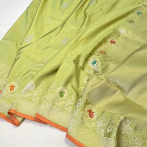 Banarasi pure katan silk handloom saree | pure Banarasi wedding wear saree | Party wear saree