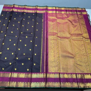 Kanchipuram handloom silk saree | Kanjivaram silk saree | Wedding wear saree | Bridal saree