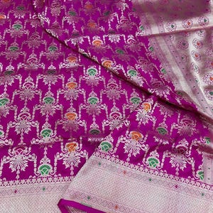 Banarasi pure katan silk handloom saree | pure Banarasi wedding wear saree | Party wear saree