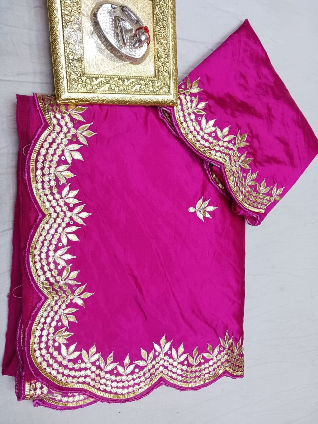 UPADA SILK HANDWORK INDO WESTERN main image 1