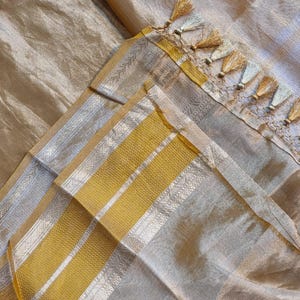 Pure banarasi tissue silk handloom saree | Bridal saree | Indian saree |