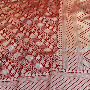 Banarasi pure katan silk handloom saree | pure Banarasi wedding wear saree | Party wear saree