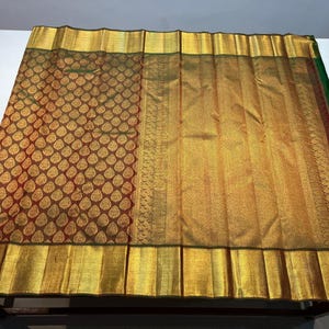 Kanchipuram handloom silk saree | Kanjivaram silk saree | Wedding wear saree | Bridal saree
