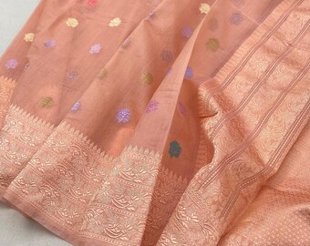 Handcrafted indian handloom pure cotton jamdhani  saree | Party wear saree | Silk saree