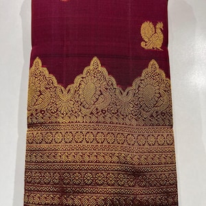 Kanchipuram handloom silk saree | Kanjivaram silk saree | Wedding wear saree | Bridal saree