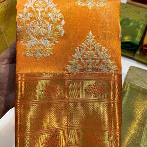 Kanchipuram handloom silk saree | Kanjivaram silk saree | Wedding wear saree | Bridal saree